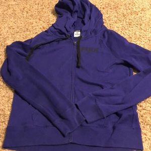 VS Pink Zip Hoodie